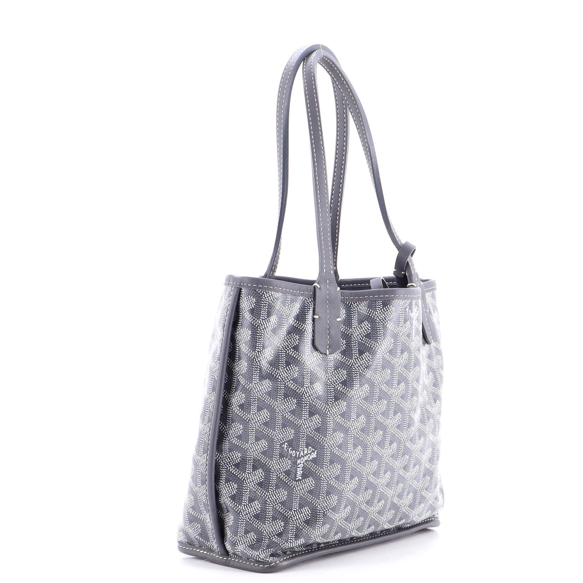 Anjou Reversible Tote Coated Canvas Mini