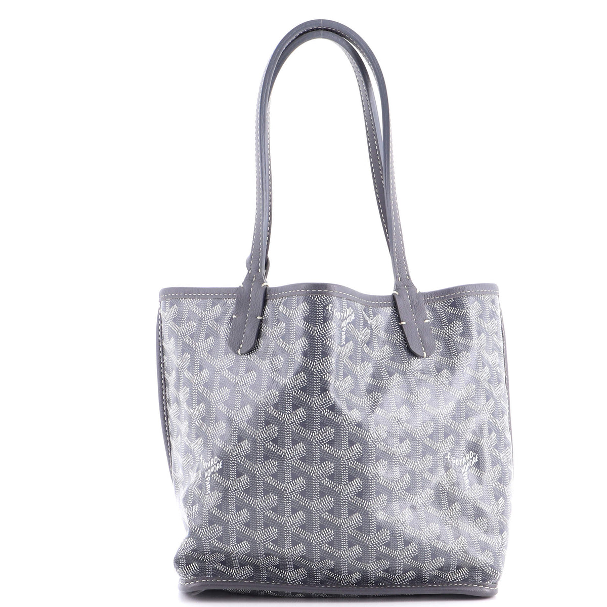 Anjou Reversible Tote Coated Canvas Mini
