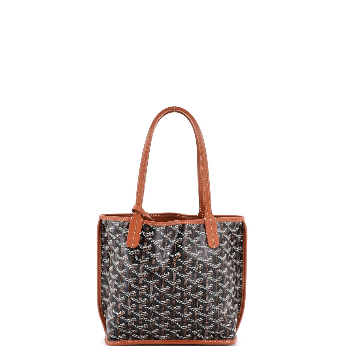 Anjou Reversible Tote Coated Canvas Mini