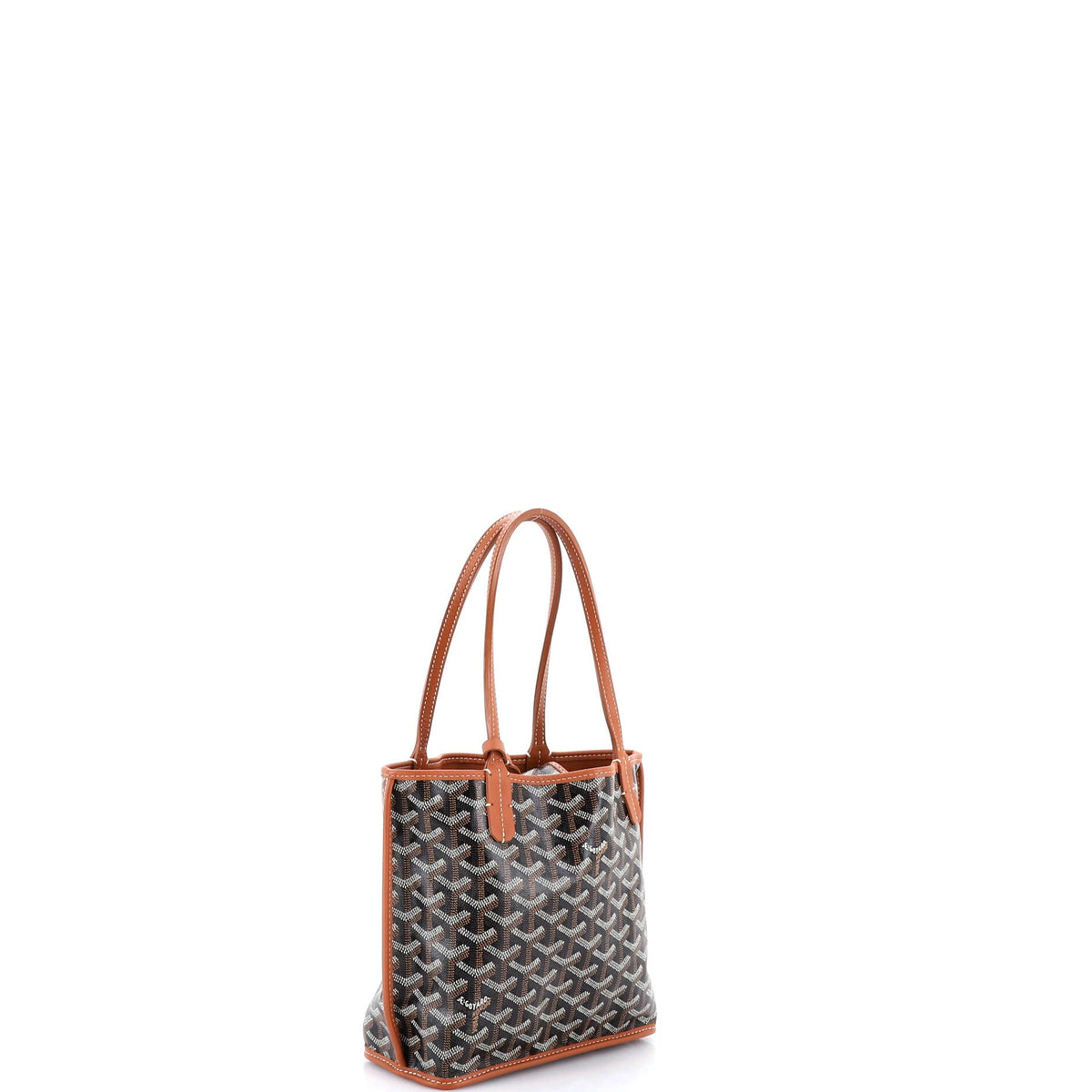 Anjou Reversible Tote Coated Canvas Mini