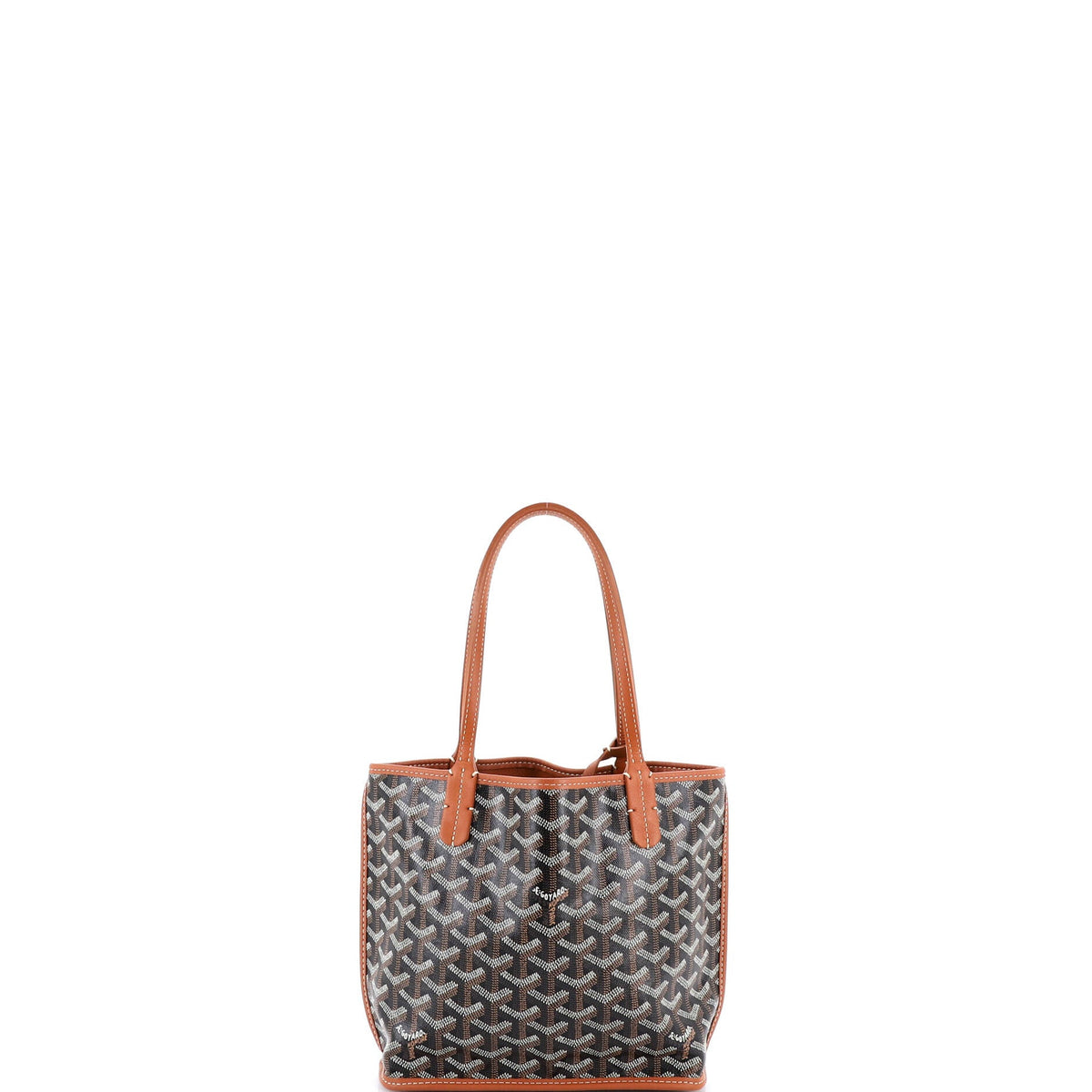 Anjou Reversible Tote Coated Canvas Mini