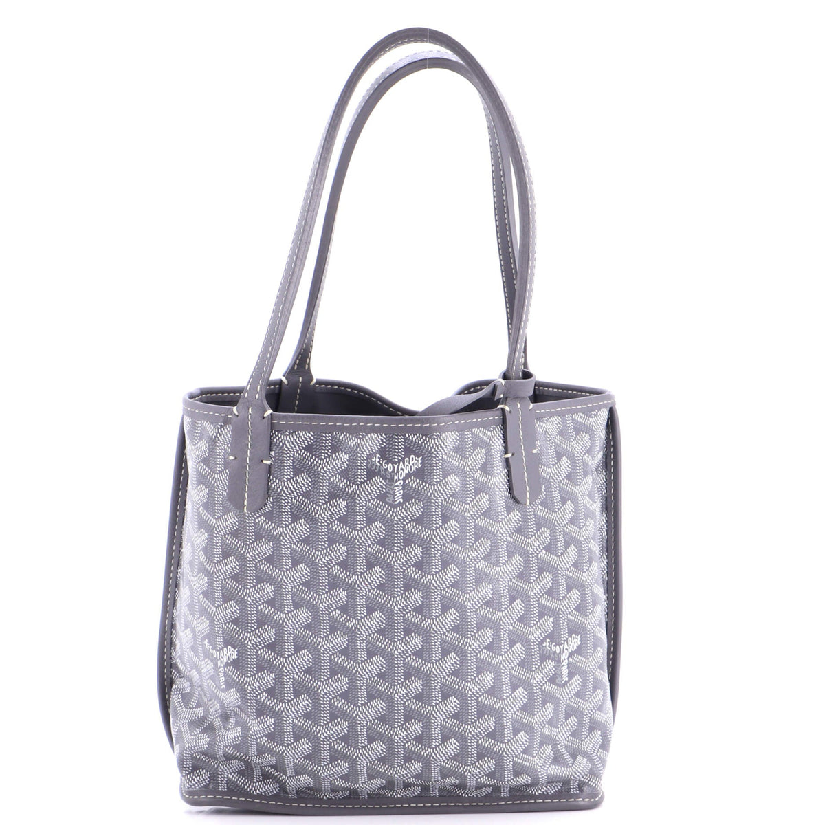 Anjou Reversible Tote Coated Canvas Mini