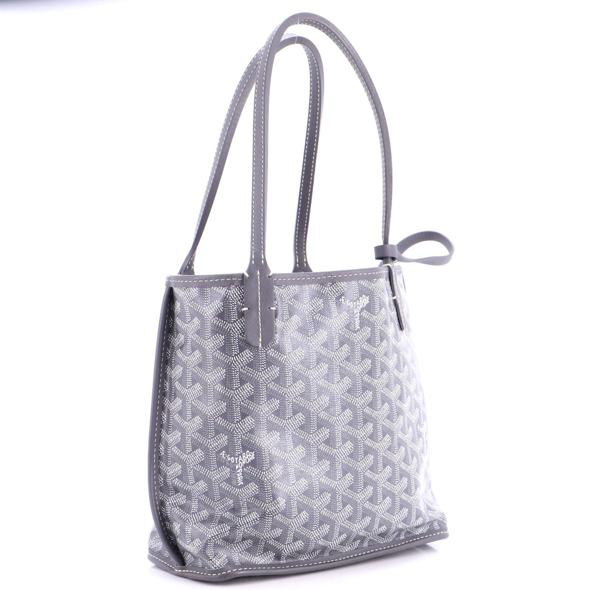 Anjou Reversible Tote Coated Canvas Mini