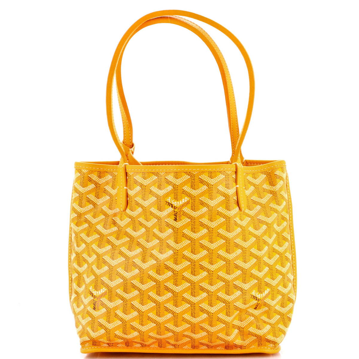 Anjou Reversible Tote Coated Canvas Mini