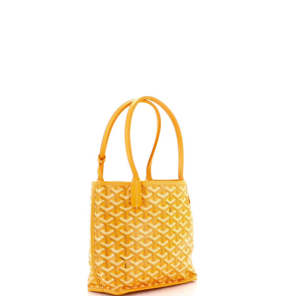 Anjou Reversible Tote Coated Canvas Mini
