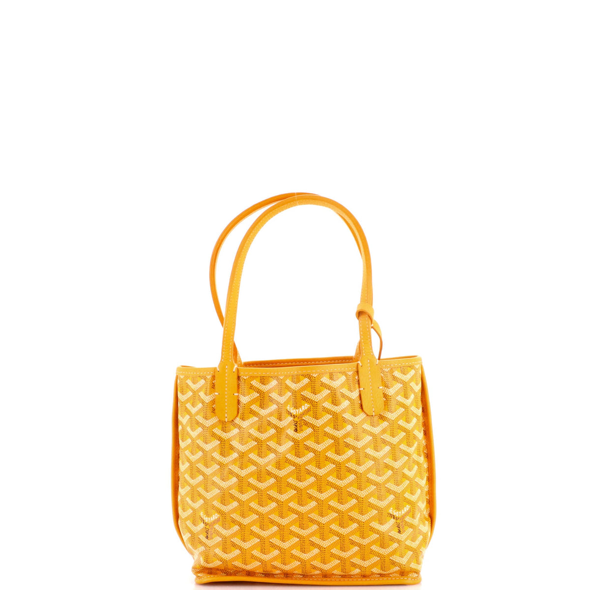 Anjou Reversible Tote Coated Canvas Mini