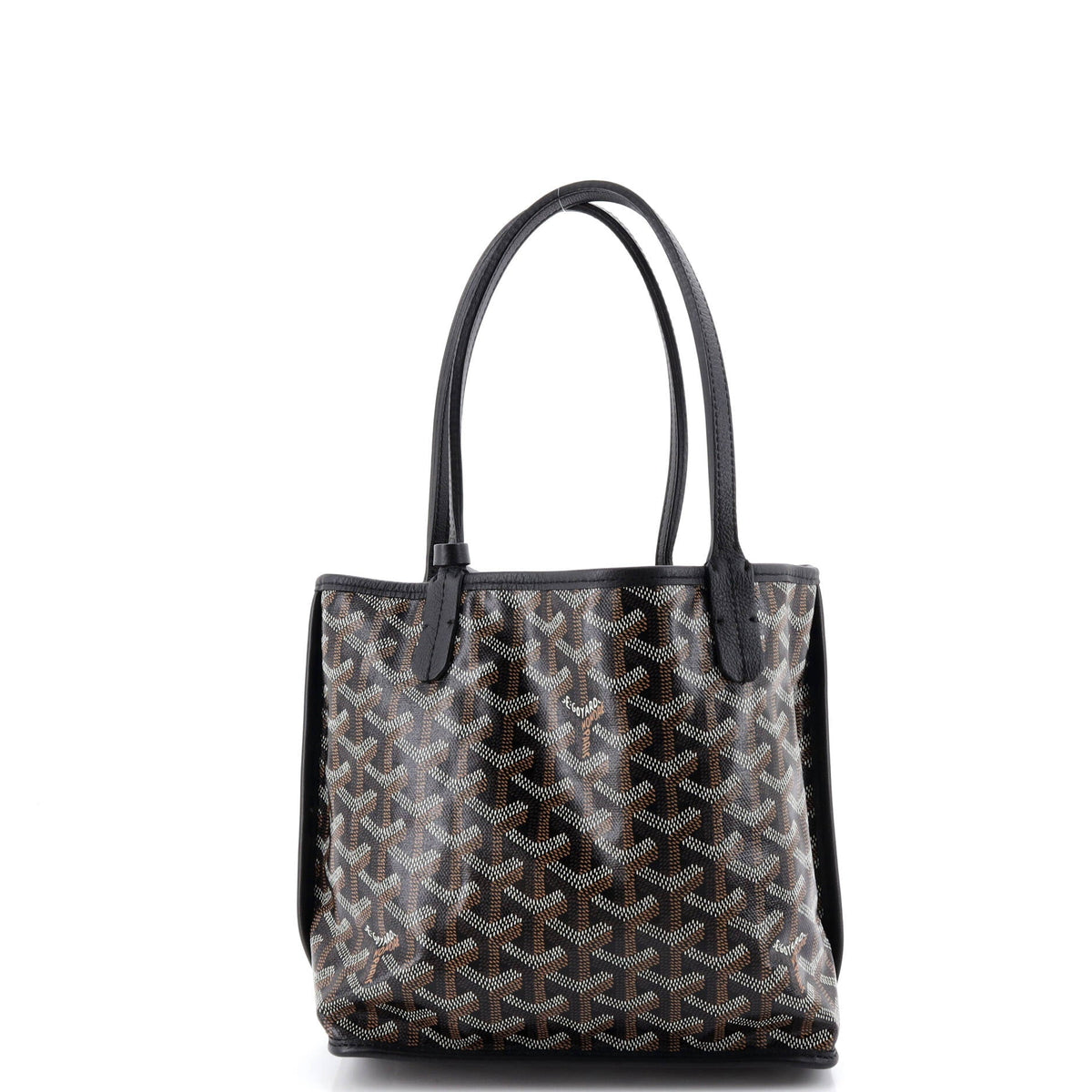 Anjou Reversible Tote Coated Canvas Mini