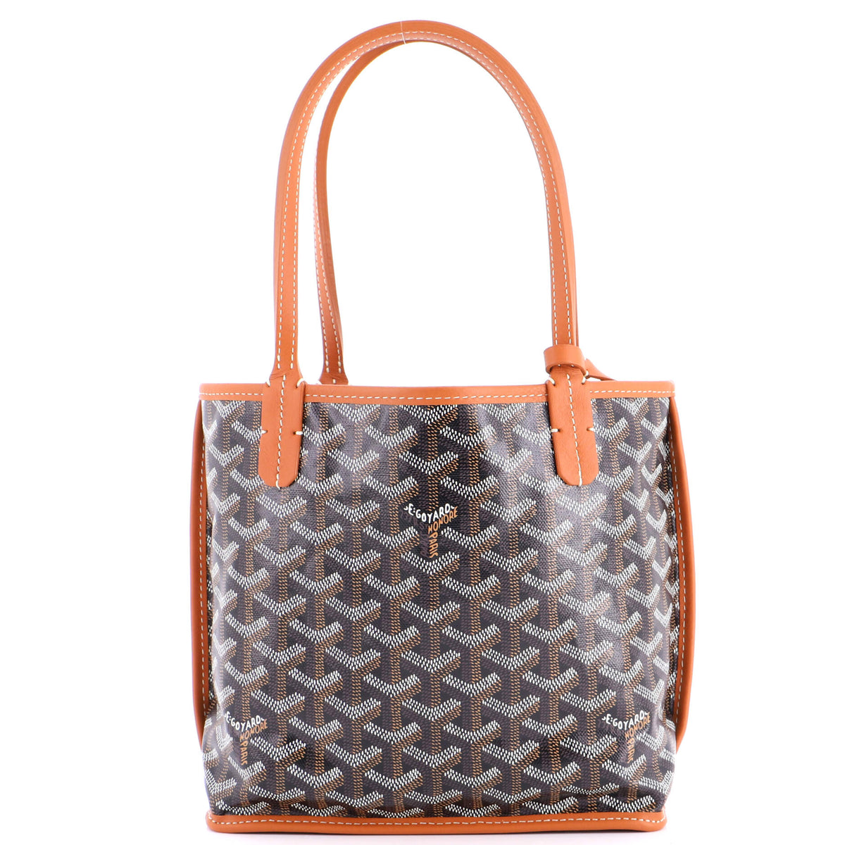 Anjou Reversible Tote Coated Canvas Mini