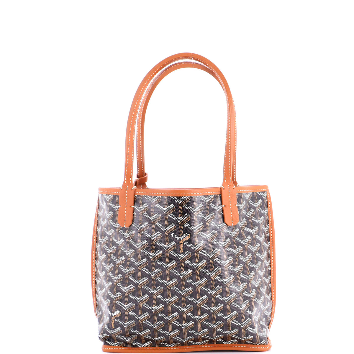 Anjou Reversible Tote Coated Canvas Mini