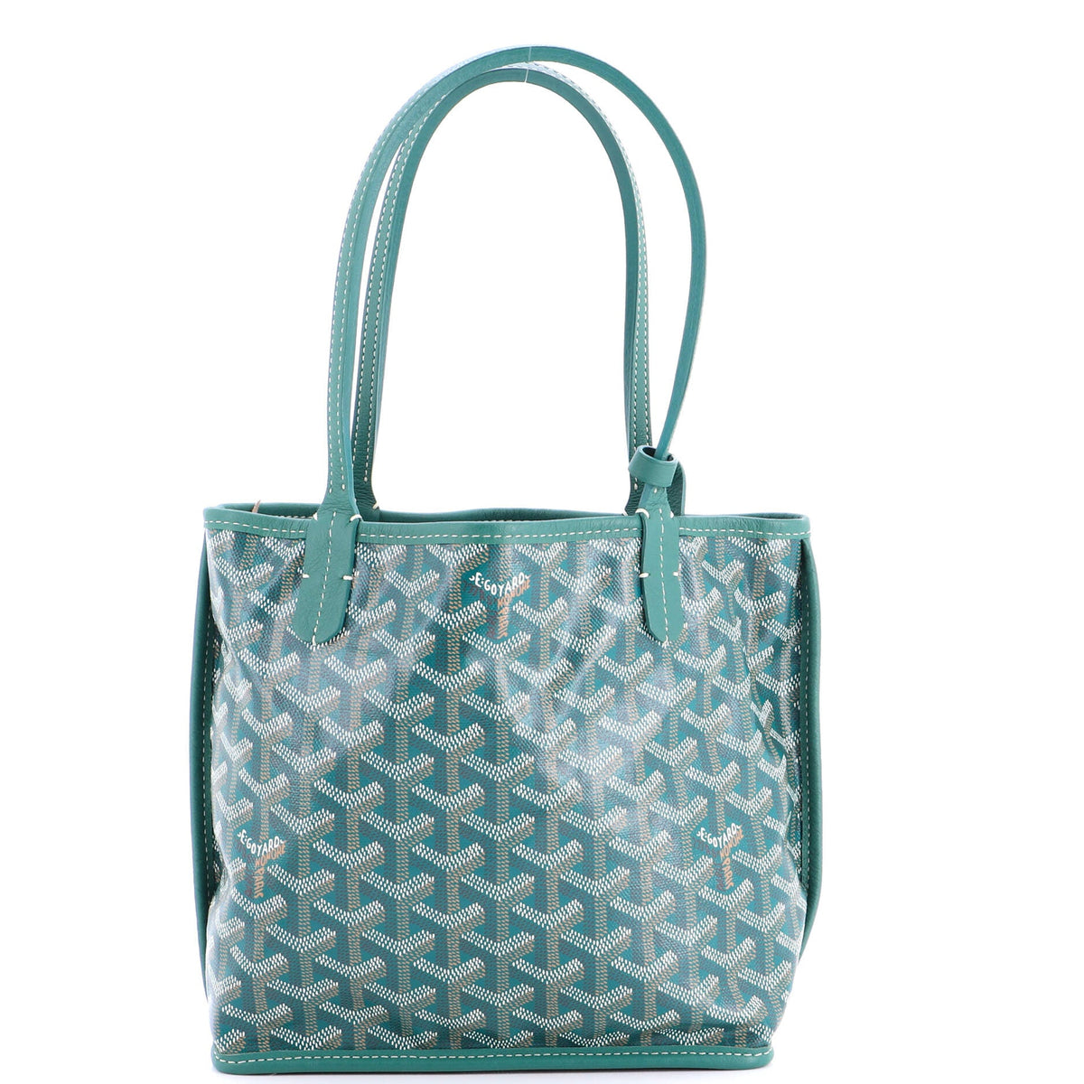 Anjou Reversible Tote Coated Canvas Mini