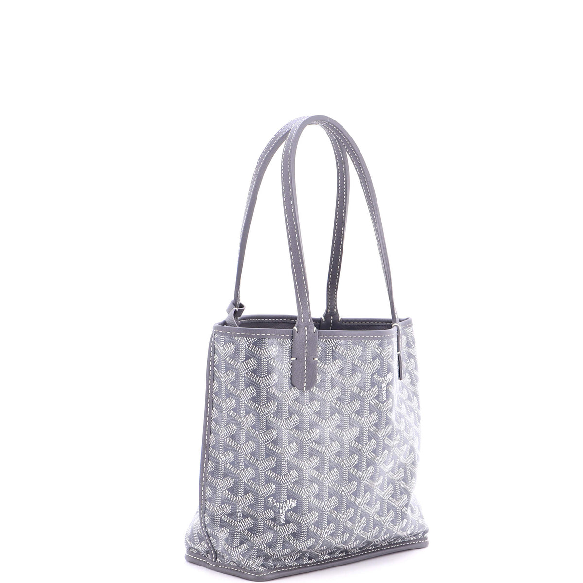 Anjou Reversible Tote Coated Canvas Mini