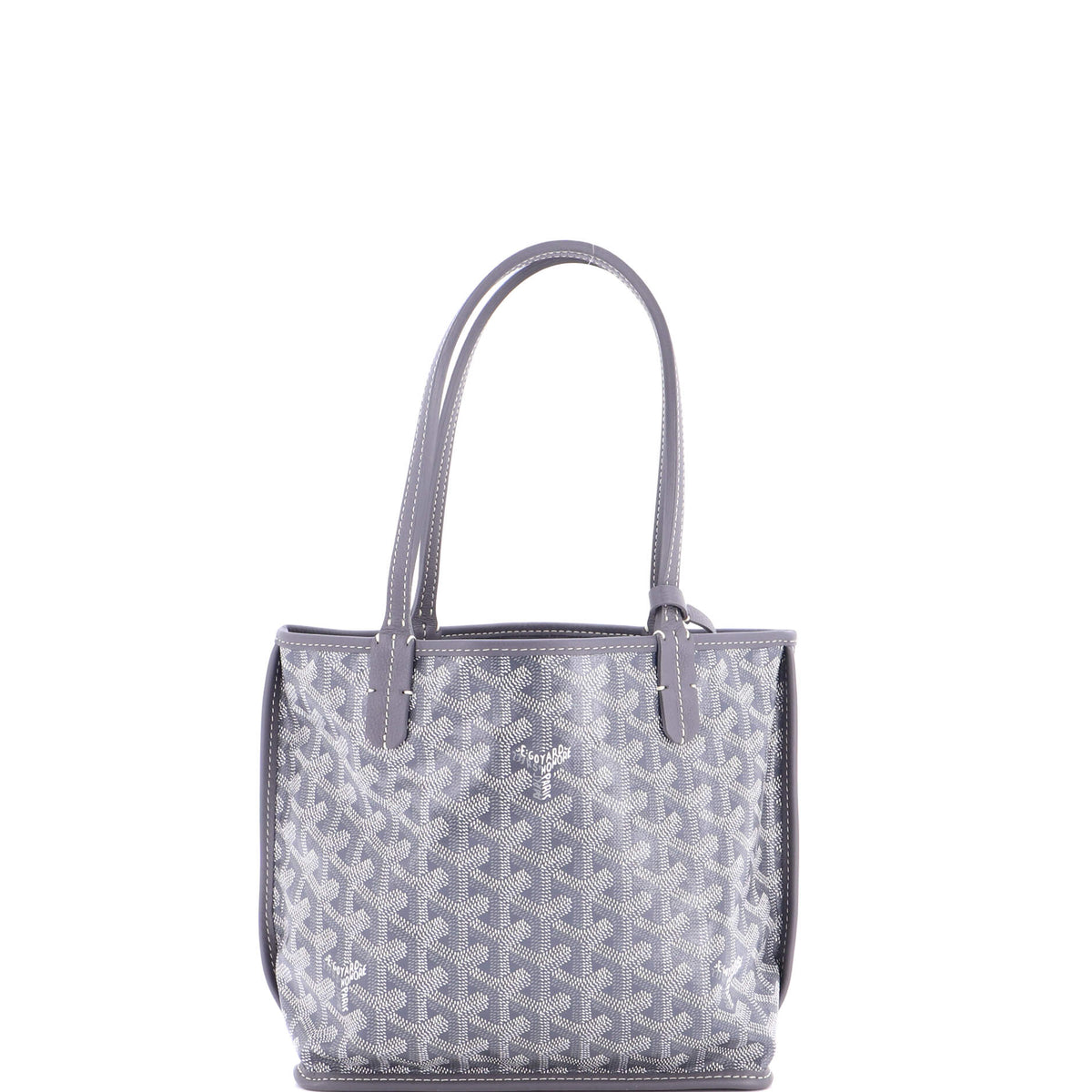 Anjou Reversible Tote Coated Canvas Mini