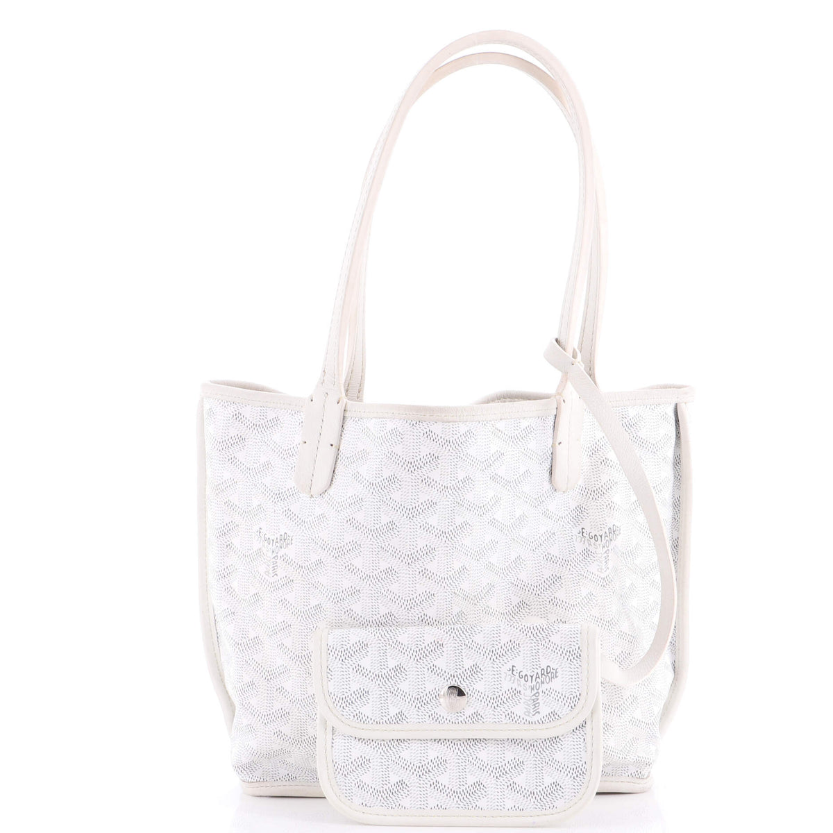 Anjou Reversible Tote Coated Canvas Mini