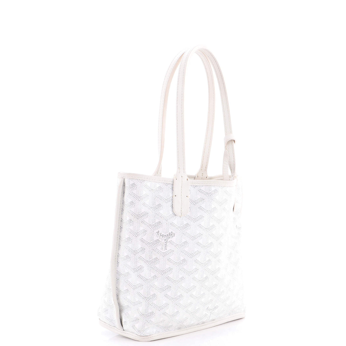 Anjou Reversible Tote Coated Canvas Mini