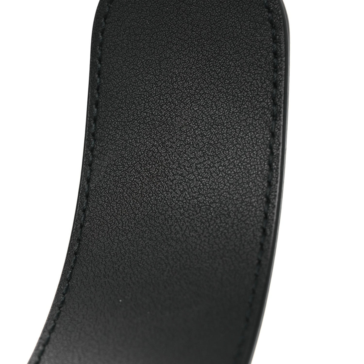 Moon Calfskin Pearl Double G 40mm Belt 85 34 Black Cream