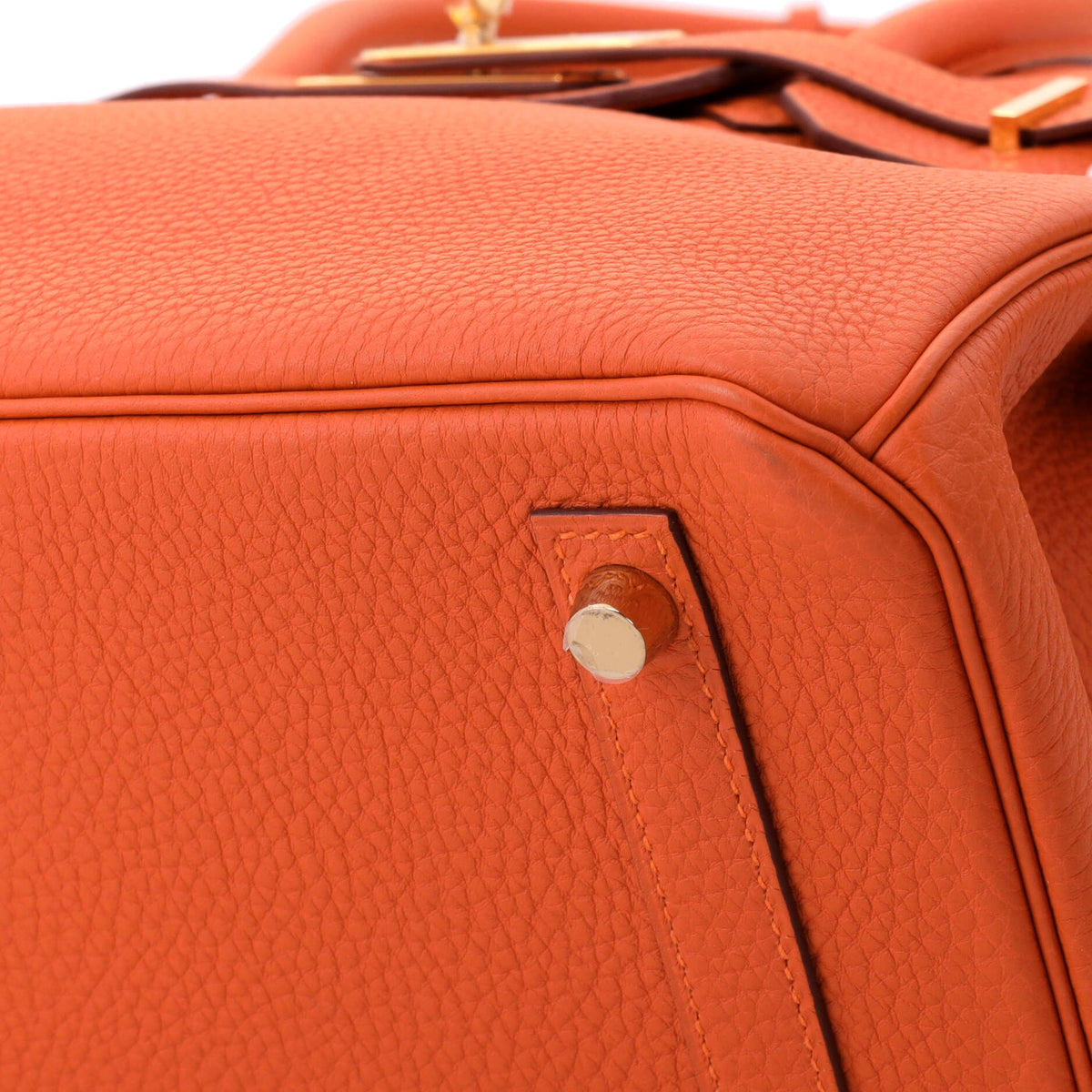 Birkin Handbag Orange H Togo with Gold Hardware 30