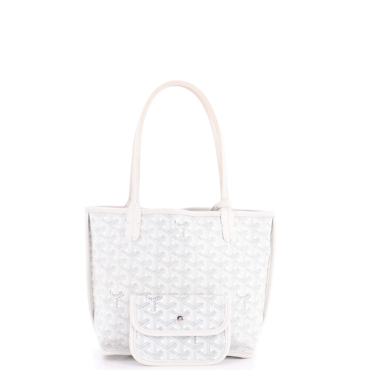 Anjou Reversible Tote Coated Canvas Mini