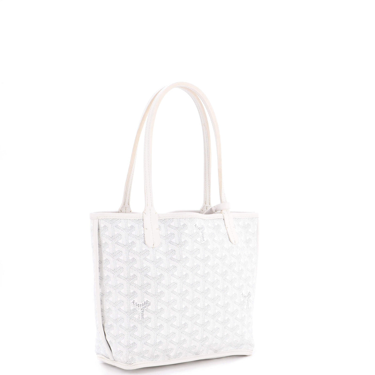Anjou Reversible Tote Coated Canvas Mini