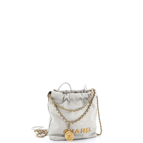22 Chain Hobo Quilted Calfskin Mini