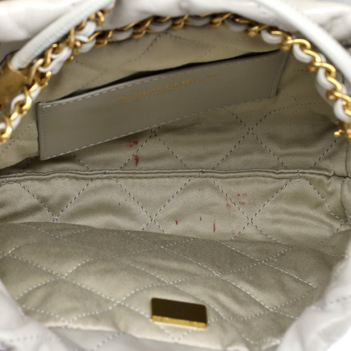 22 Chain Hobo Quilted Calfskin Mini