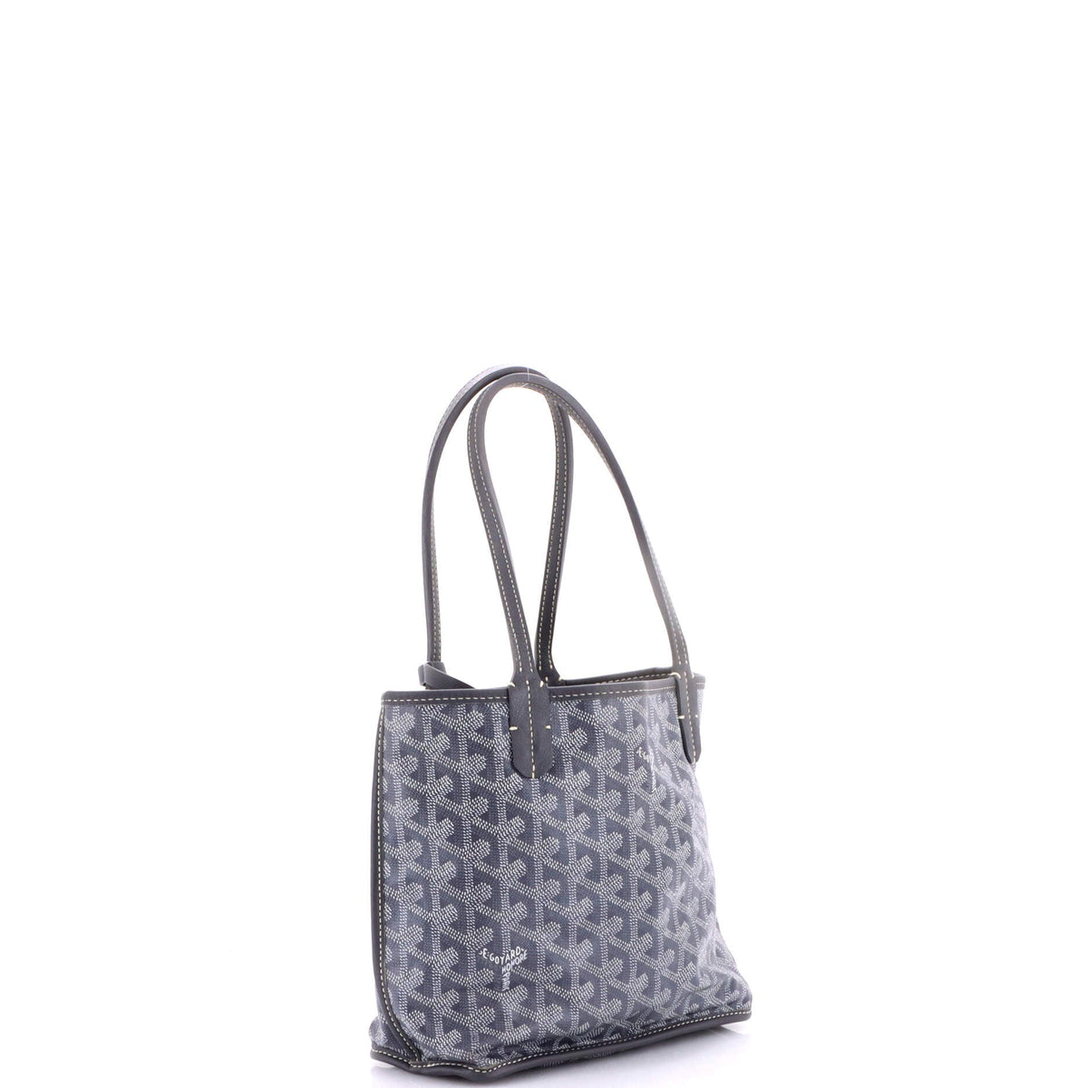 Anjou Reversible Tote Coated Canvas Mini