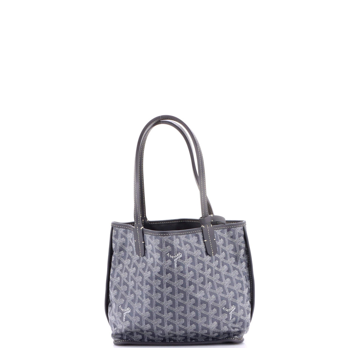 Anjou Reversible Tote Coated Canvas Mini
