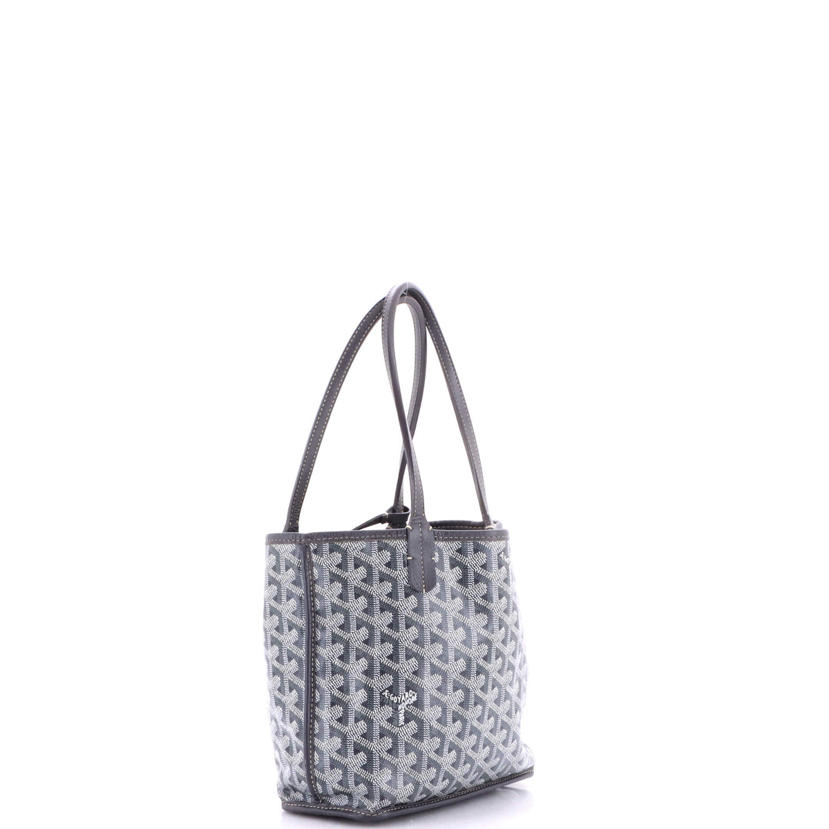 Anjou Reversible Tote Coated Canvas Mini