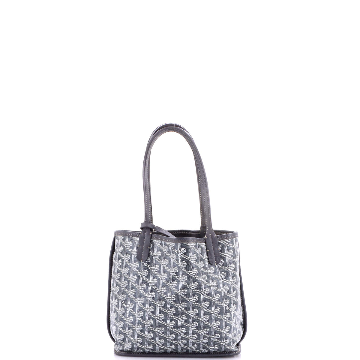 Anjou Reversible Tote Coated Canvas Mini