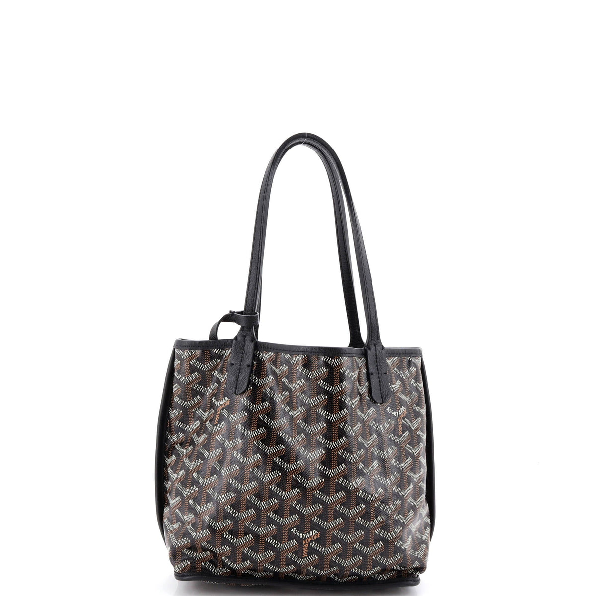 Anjou Reversible Tote Coated Canvas Mini