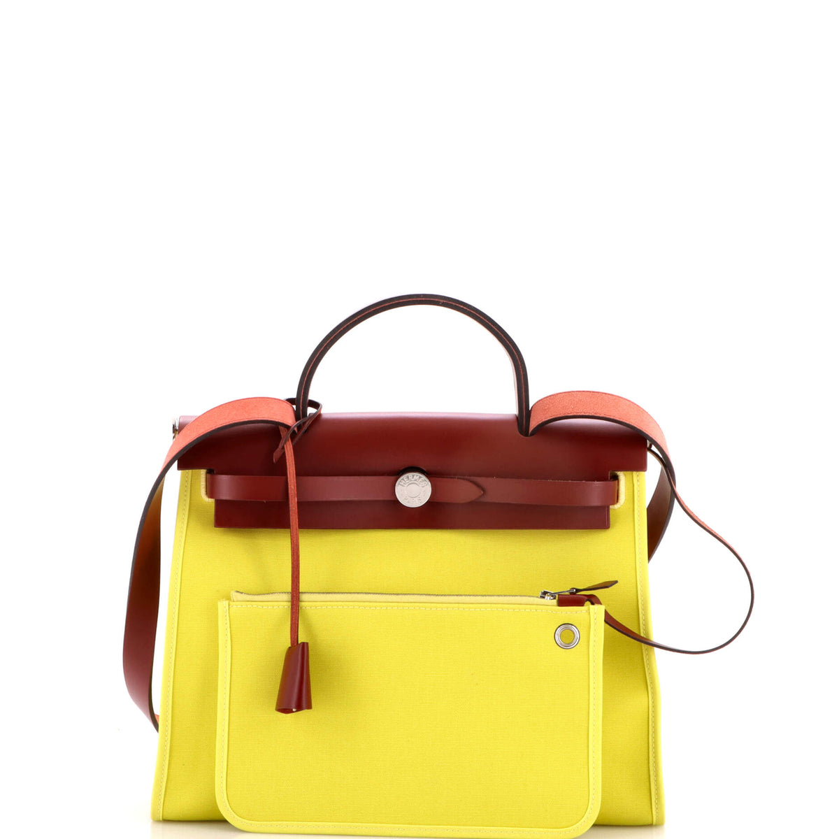 Herbag Zip Leather and Toile 31