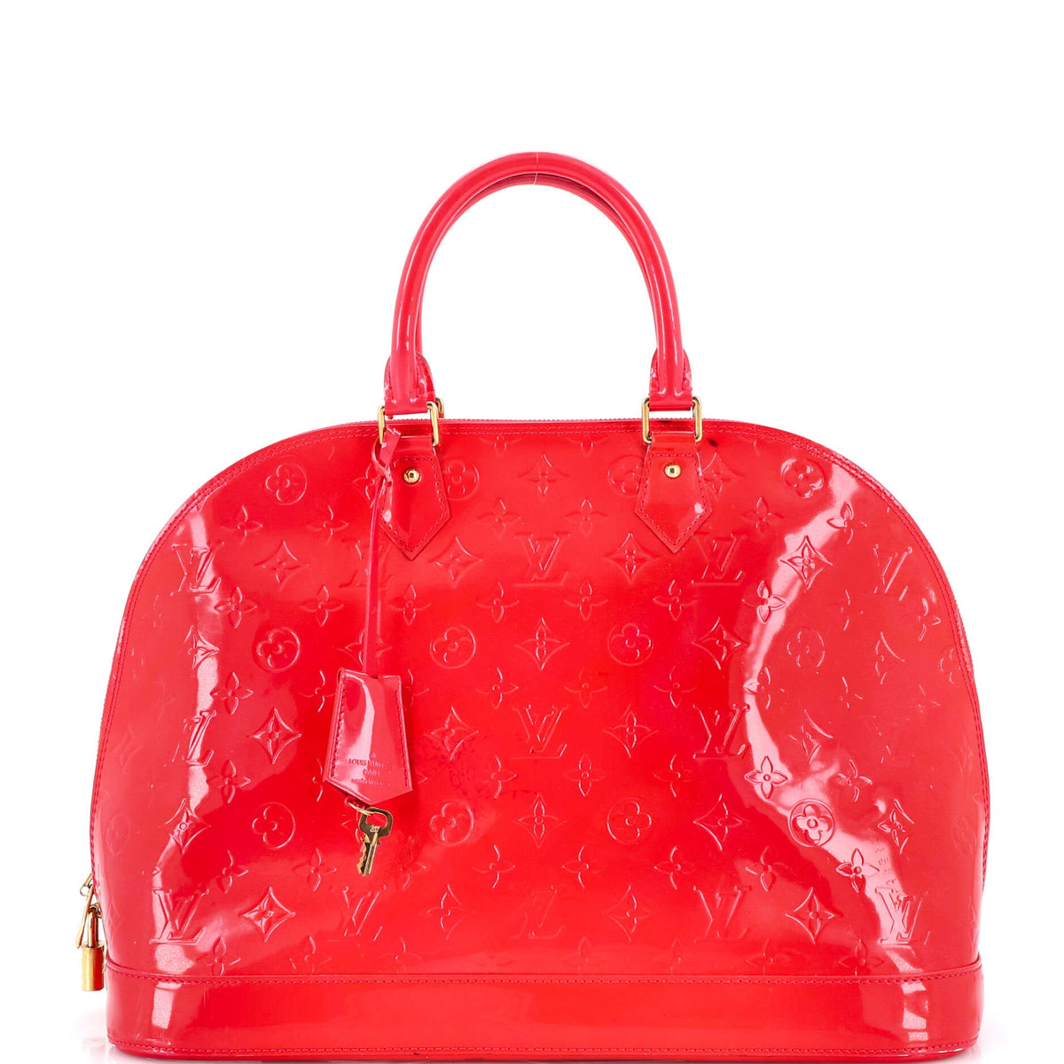 Alma Handbag Monogram Vernis GM