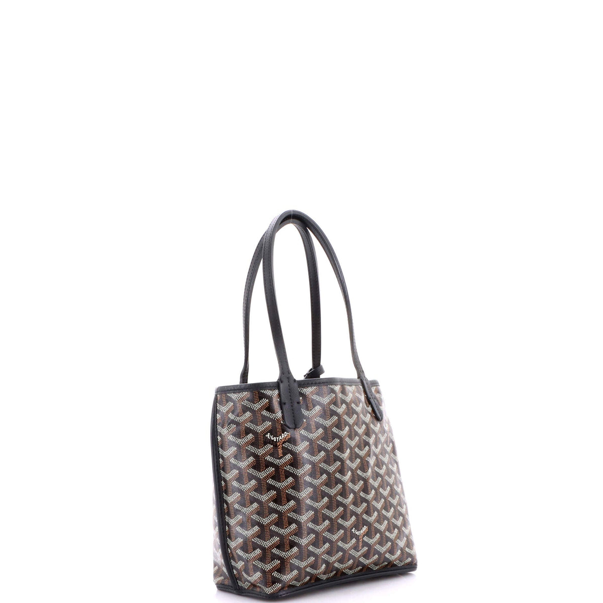 Anjou Reversible Tote Coated Canvas Mini