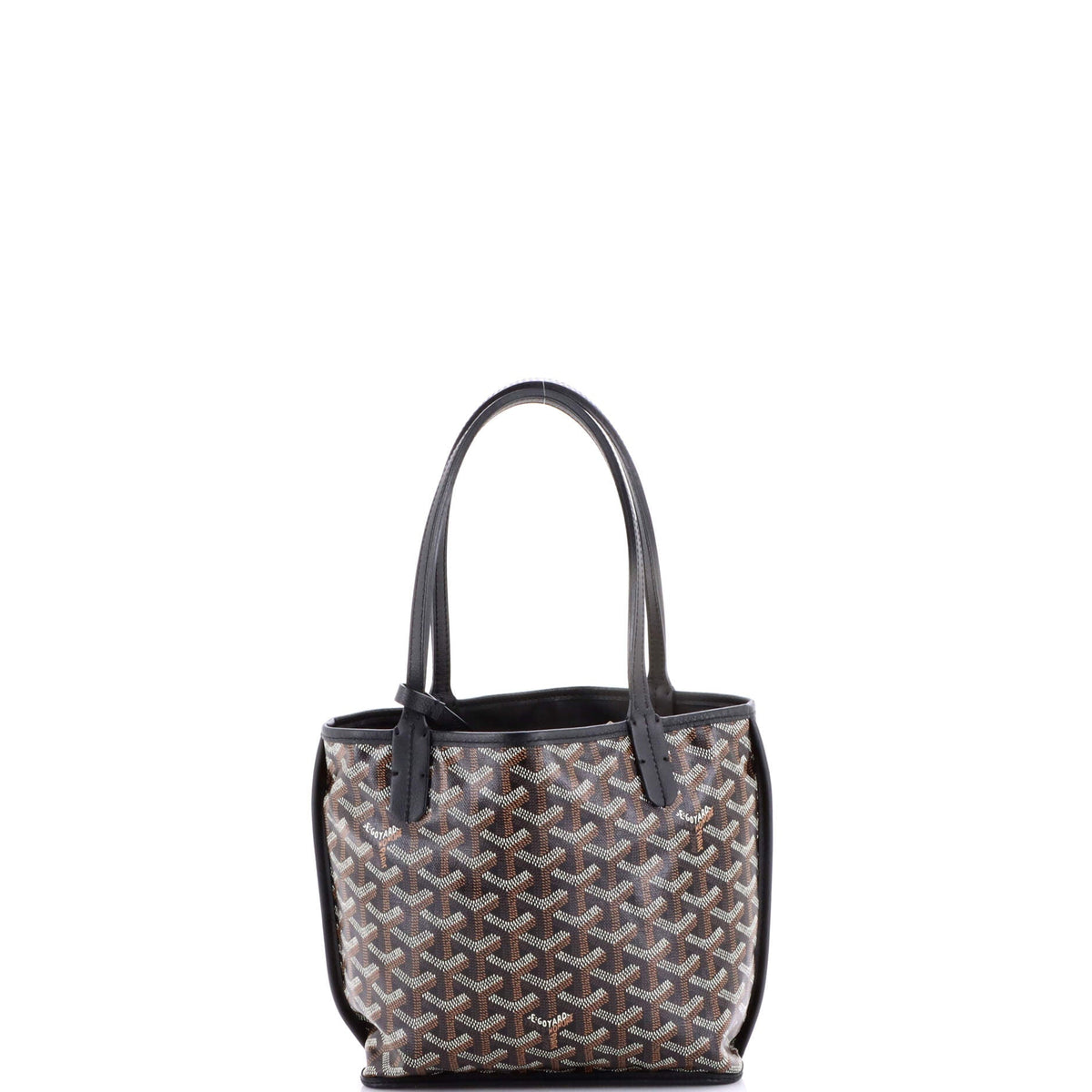 Anjou Reversible Tote Coated Canvas Mini