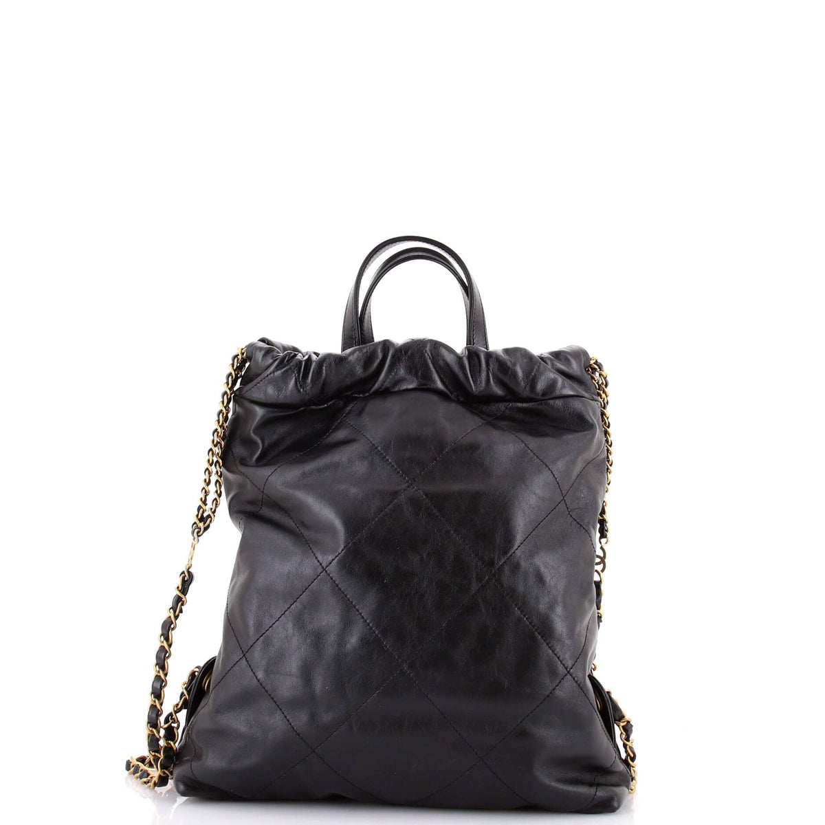 22 Chain Backpack Quilted Calfskin Medium