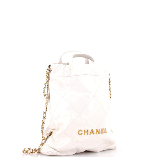 22 Chain Backpack Quilted Calfskin Medium