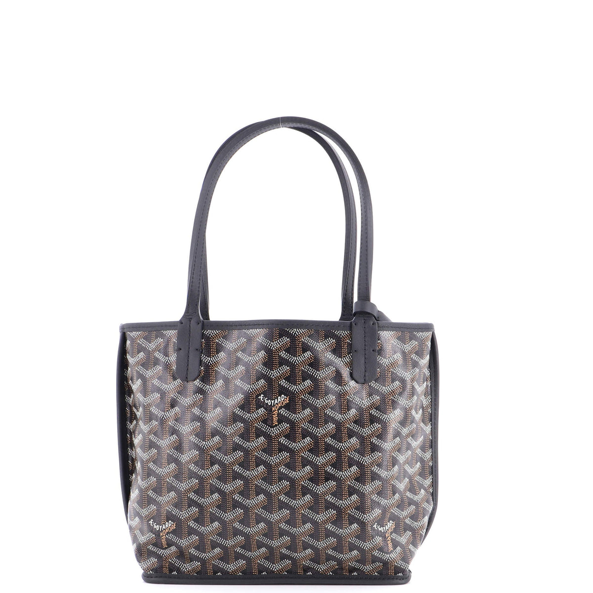 Anjou Reversible Tote Coated Canvas Mini