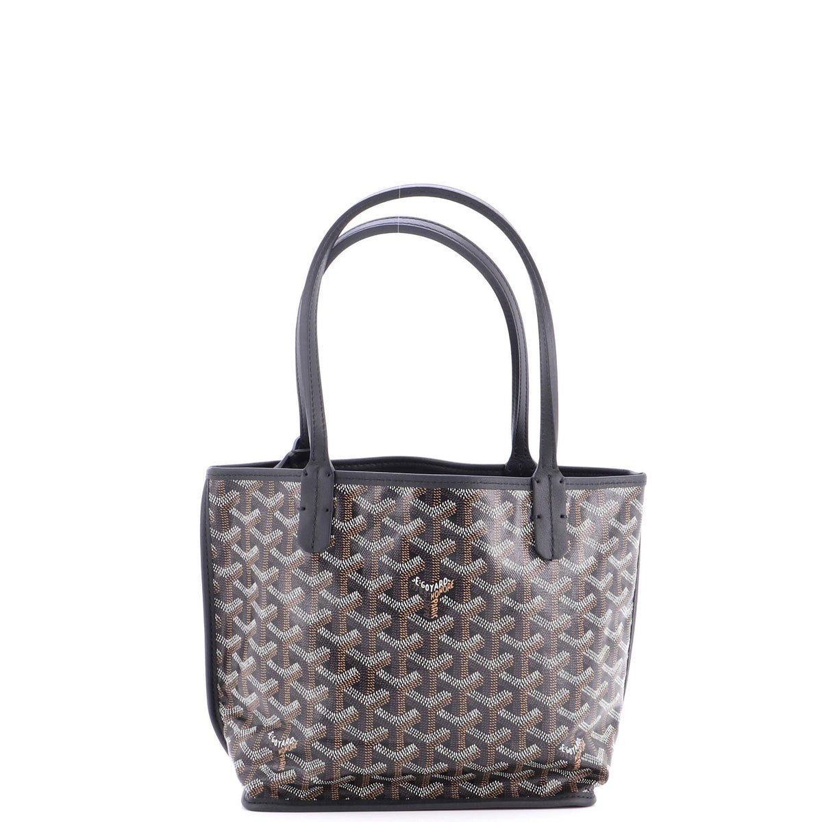Anjou Reversible Tote Coated Canvas Mini
