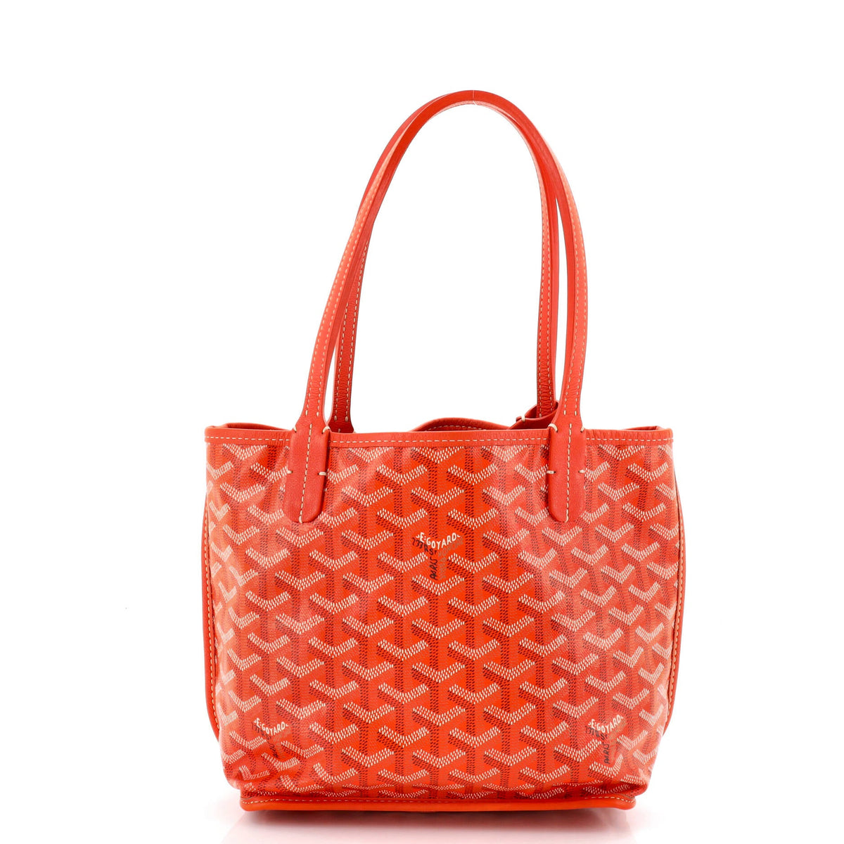 Anjou Reversible Tote Coated Canvas Mini