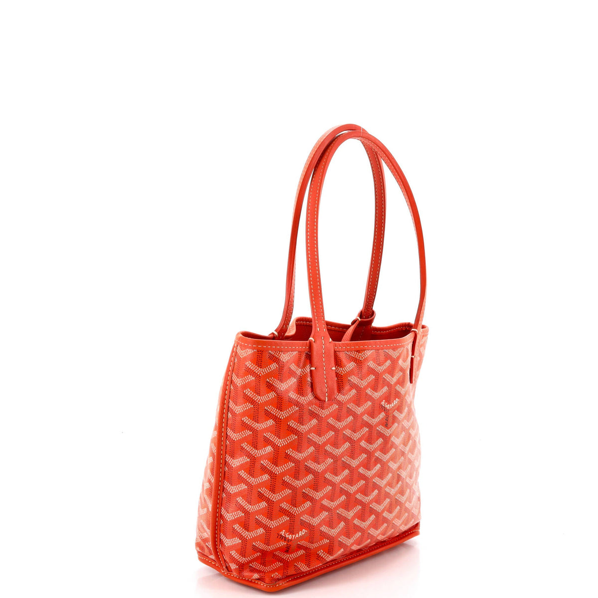 Anjou Reversible Tote Coated Canvas Mini