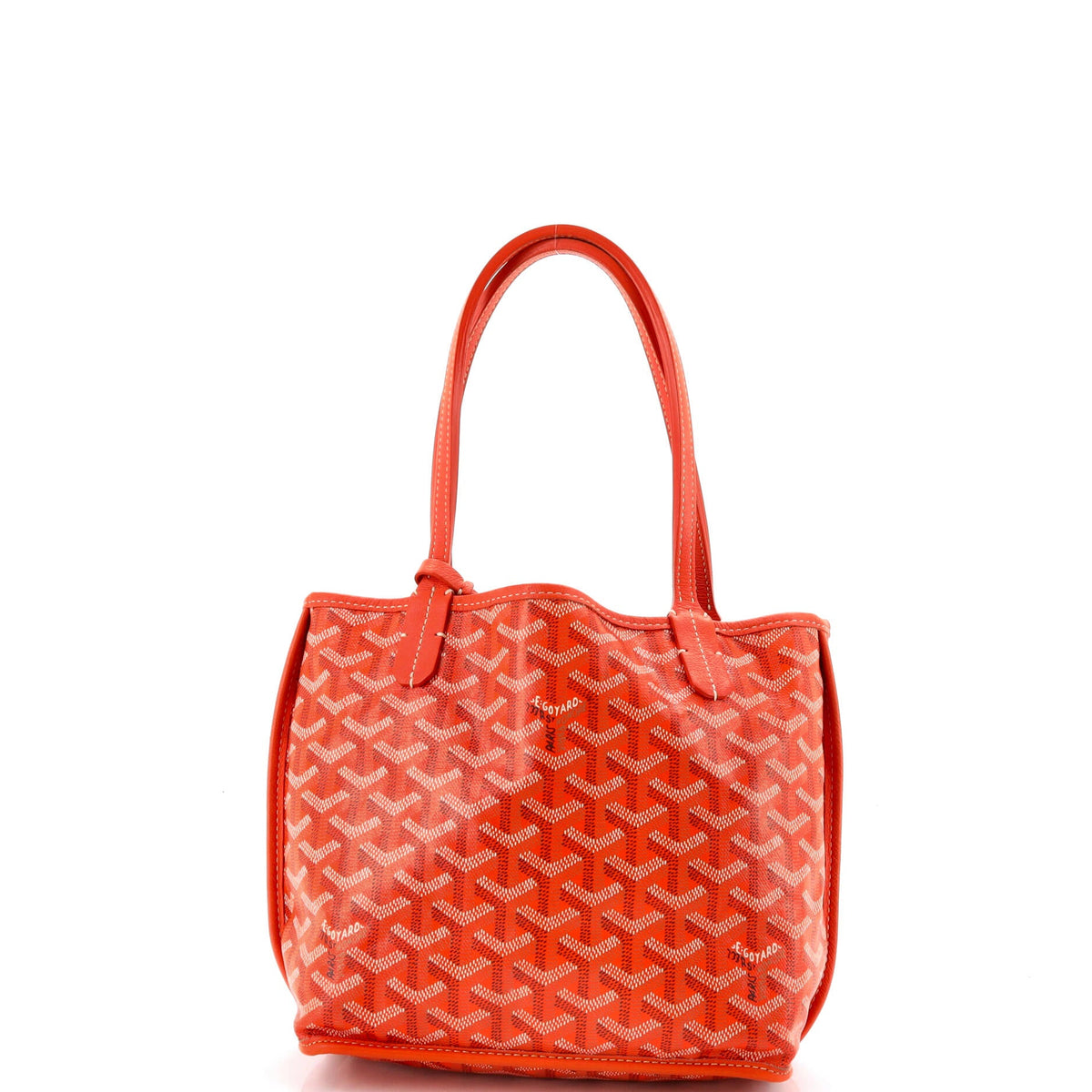 Anjou Reversible Tote Coated Canvas Mini