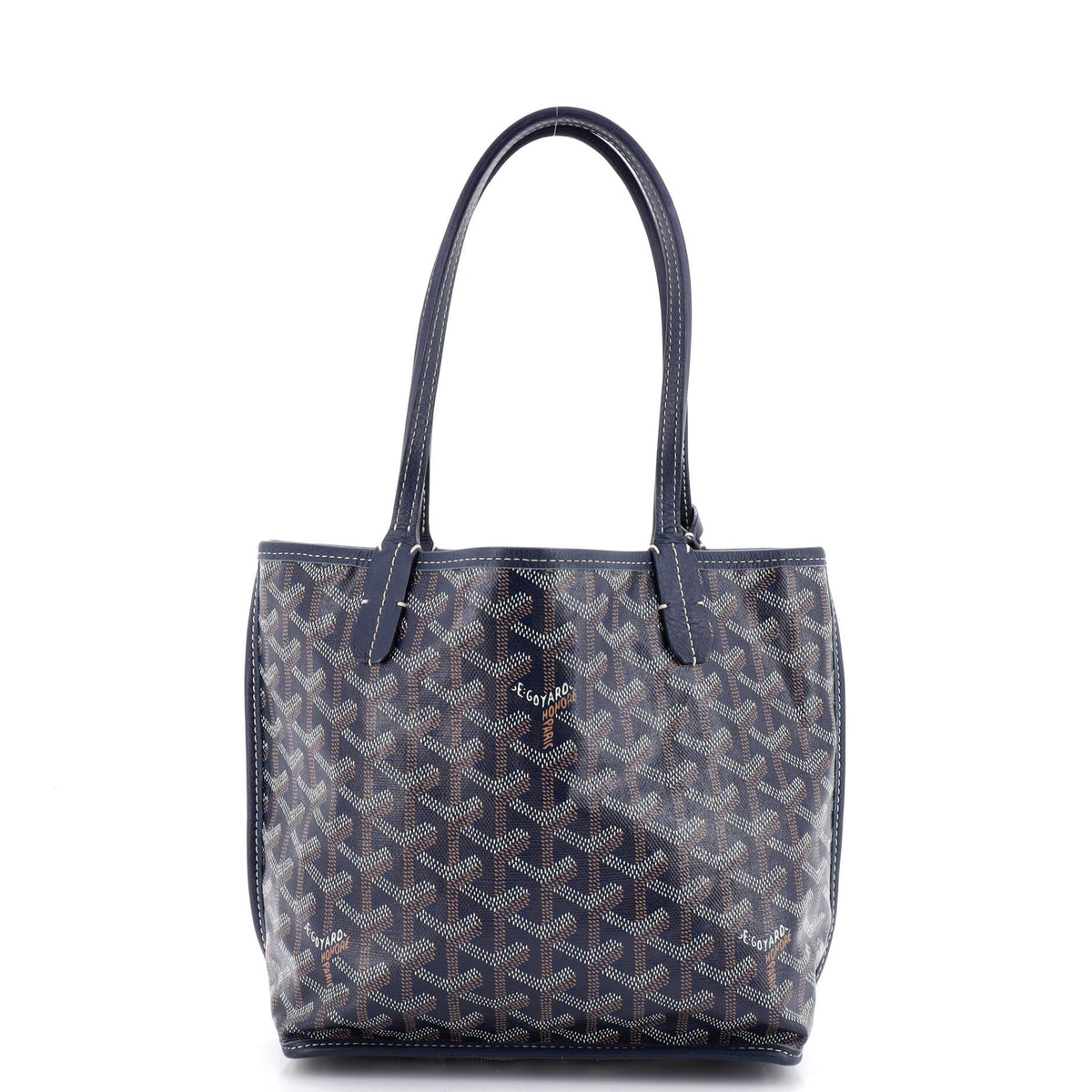 Anjou Reversible Tote Coated Canvas Mini