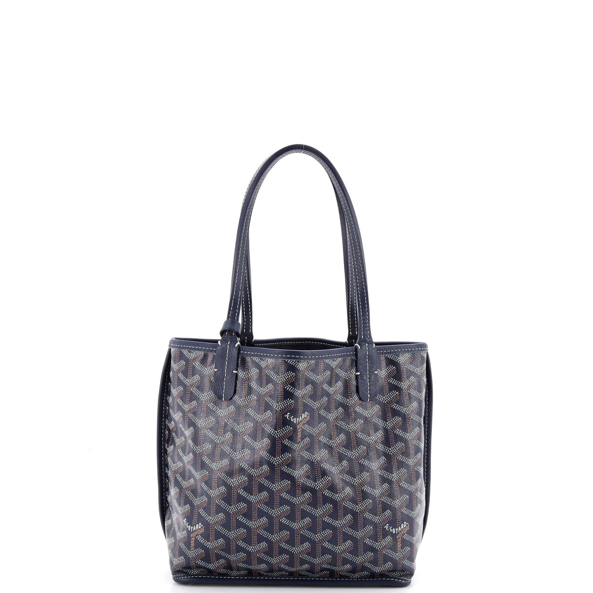 Anjou Reversible Tote Coated Canvas Mini