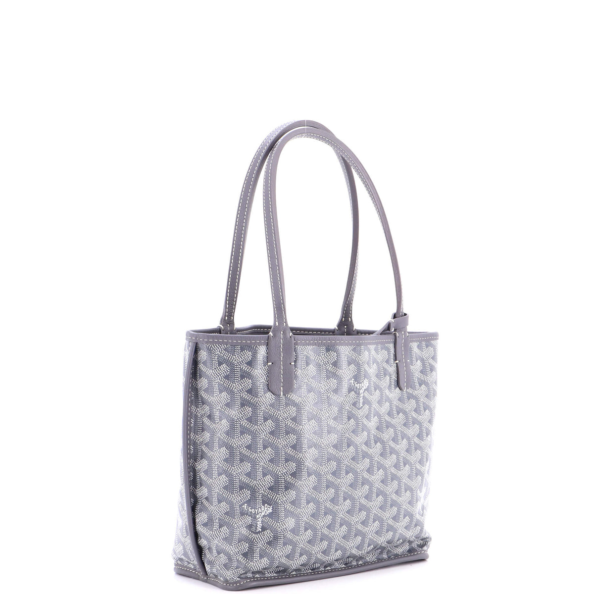 Anjou Reversible Tote Coated Canvas Mini