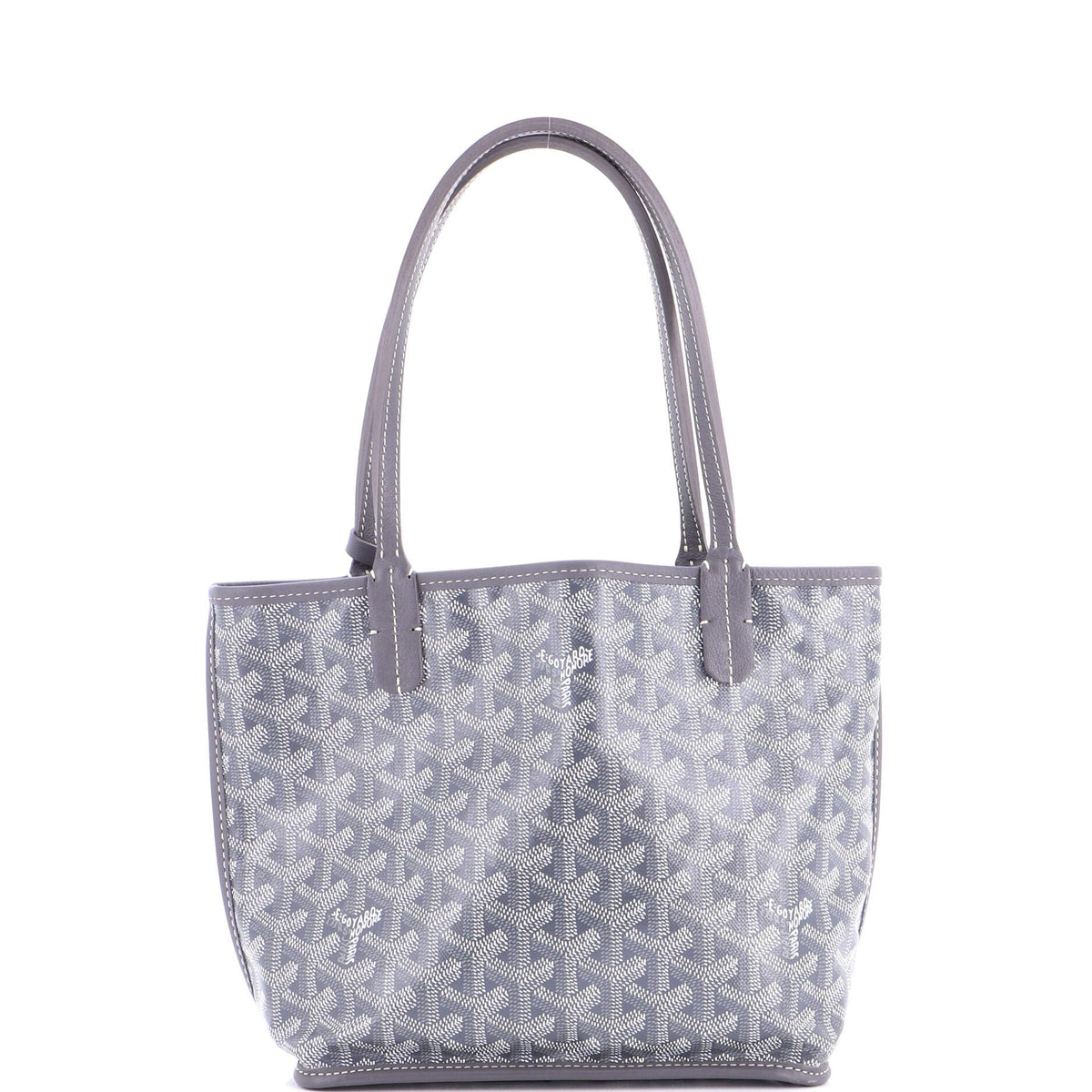Anjou Reversible Tote Coated Canvas Mini