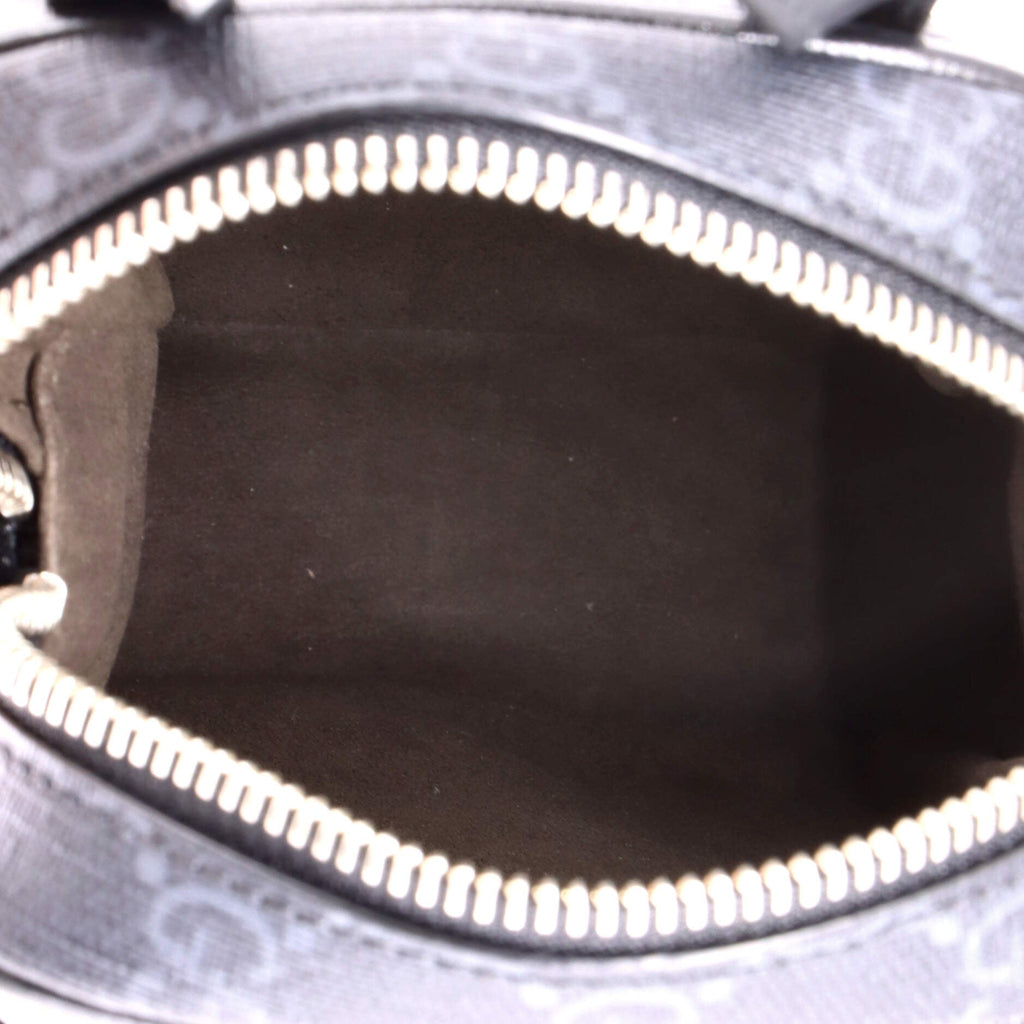 Interlocking G Patch Top Handle Crossbody Bag GG Coated Canvas Mini