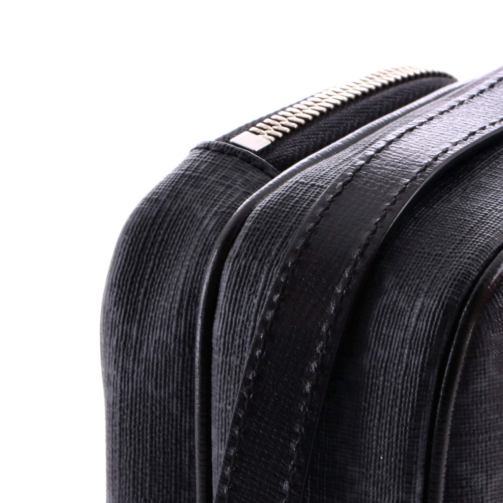 Interlocking G Patch Top Handle Crossbody Bag GG Coated Canvas Mini