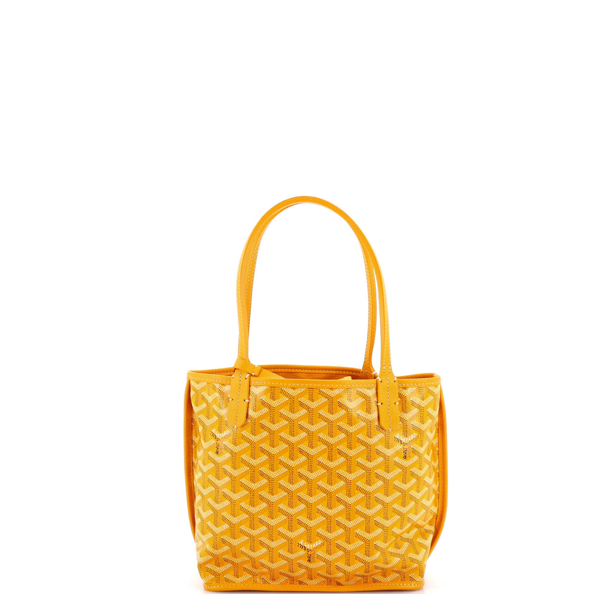 Anjou Reversible Tote Coated Canvas Mini