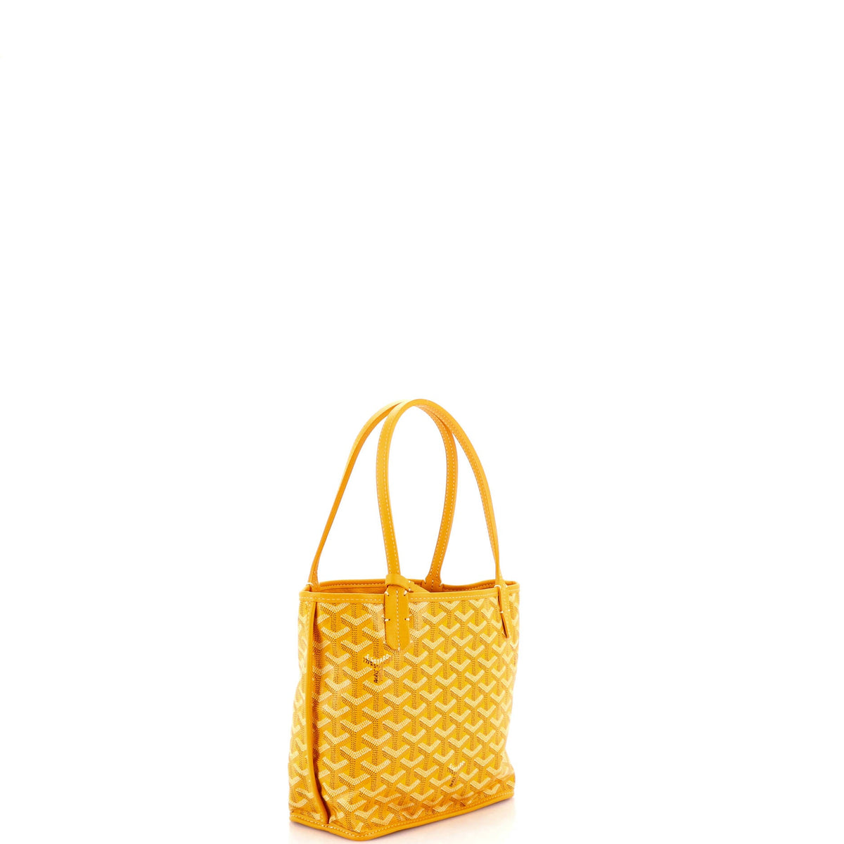 Anjou Reversible Tote Coated Canvas Mini