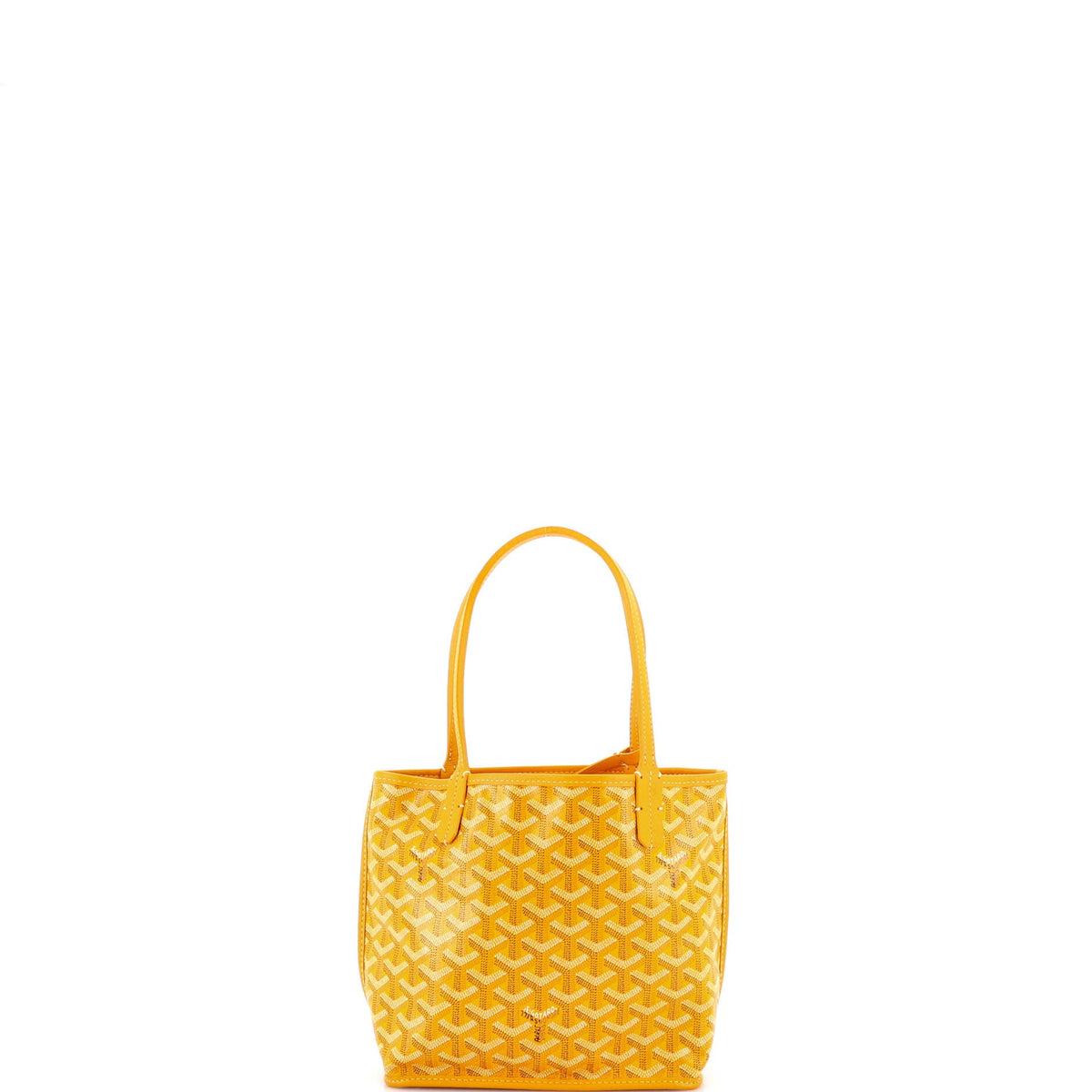 Anjou Reversible Tote Coated Canvas Mini