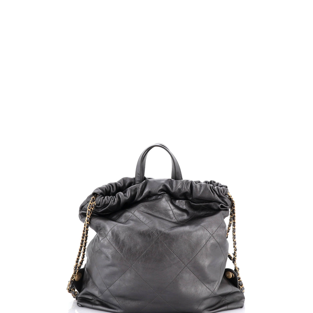 22 Chain Backpack Quilted Calfskin Large